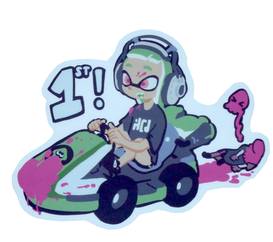 I Love Driving! - Splatoon Vinyl Sticker