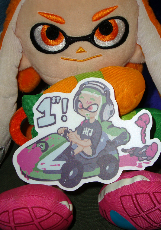 I Love Driving! - Splatoon Vinyl Sticker