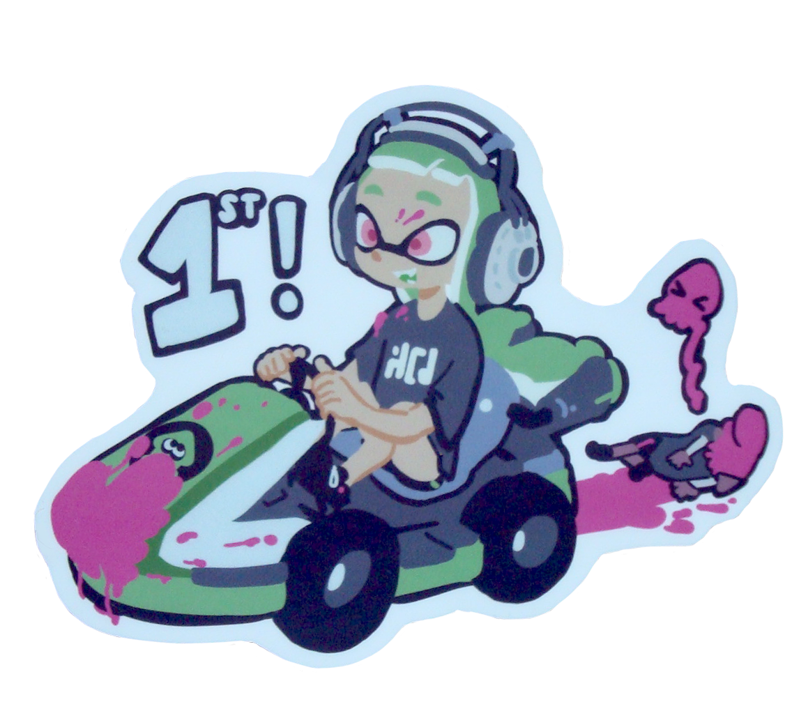I Love Driving! - Splatoon Vinyl Sticker