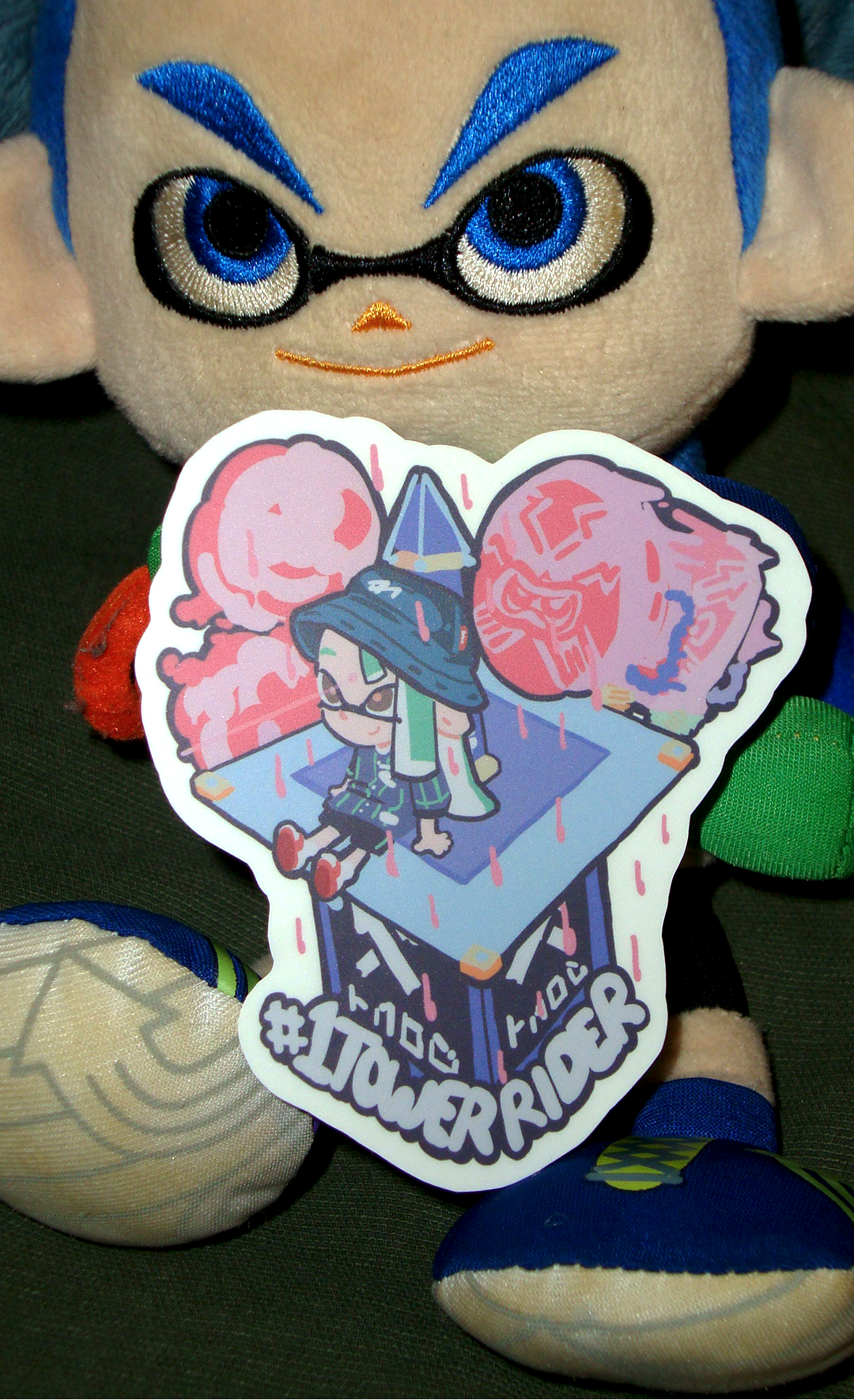 #1 Tower Rider - Splatoon Vinyl Sticker