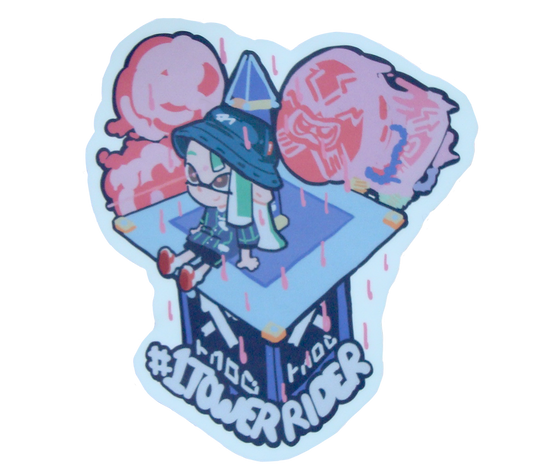 #1 Tower Rider - Splatoon Vinyl Sticker