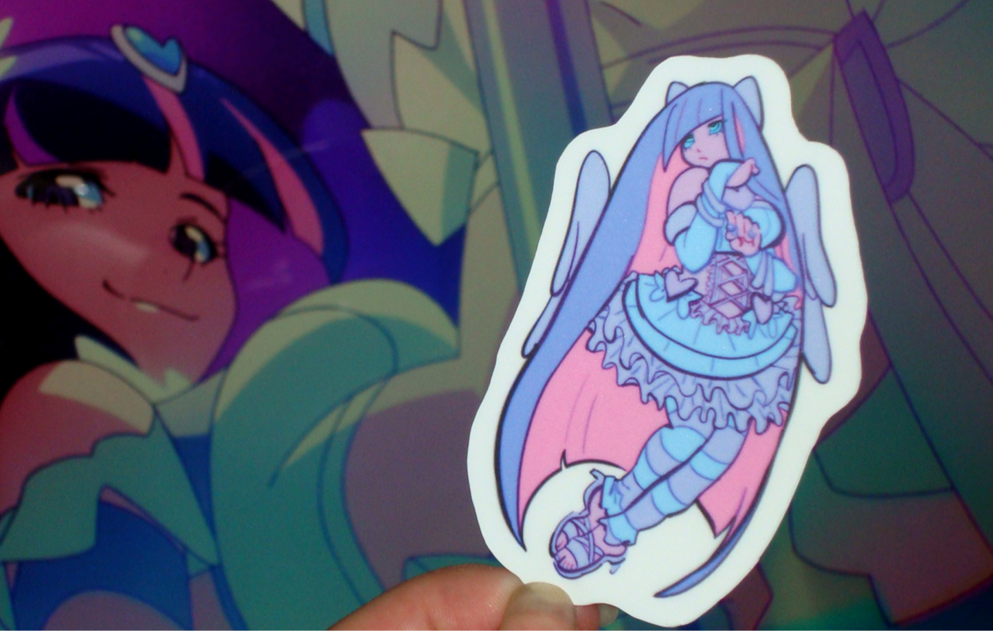 Angel Stocking Sticker